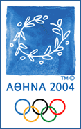 Официальная эмблема XXVIII Олимпийских игр в Афинах 2004 года