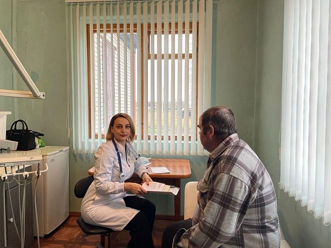 Выезд медиков в Петровский район