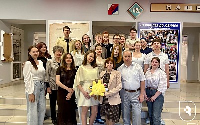 Заключительное заседание СНК кафедры факультетской педиатрии прошло в музее телевидения и радио
