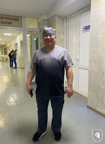 Благодарность заведующему отделением НИИТОН  