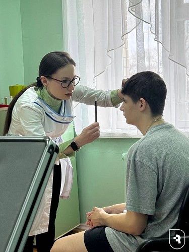 Выезд волонтеров СГМУ в детский дом - школу села Белогорное