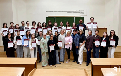 Именные сертификаты «Школы мастерства» получили 34 студента Института фармации, профилактической медицины и биомедицины