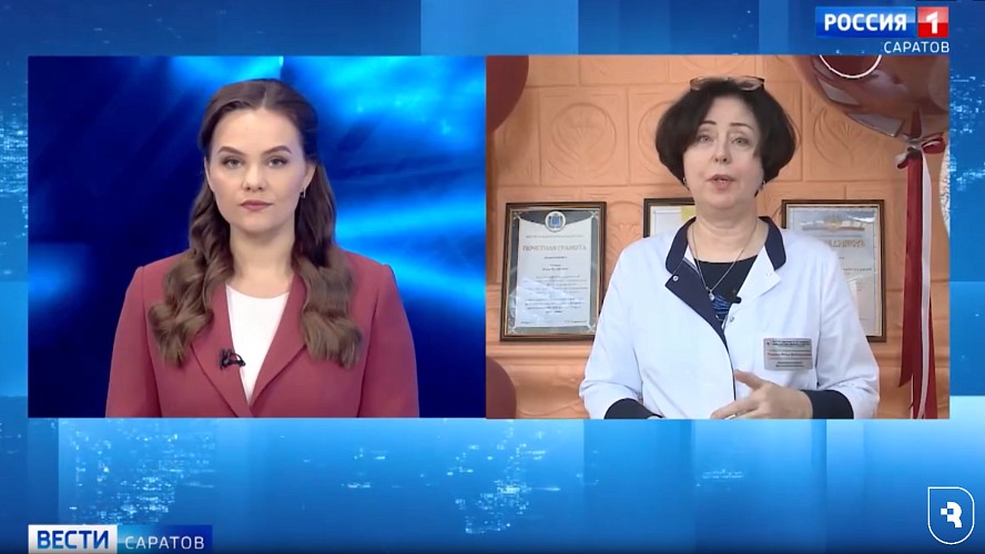 Телемост с ГТРК Саратов о холодовой аллергии