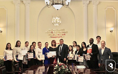 Meeting of the rector of SSMU with creative students