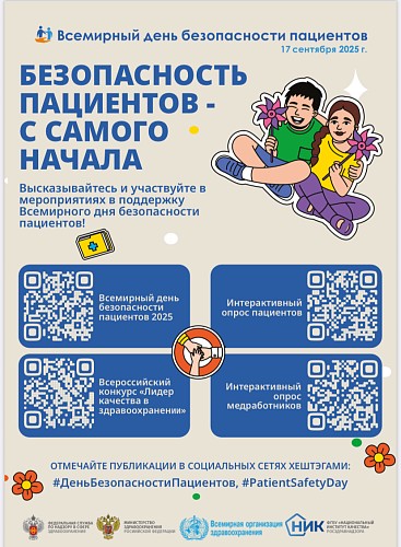 ВСЕМИРНЫЙ ДЕНЬ БЕЗОПАСНОСТИ ПАЦИЕНТОВ