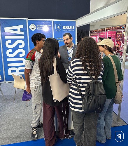 Саратовский медуниверситет вызвал ажиотаж на образовательной выставке в Марокко